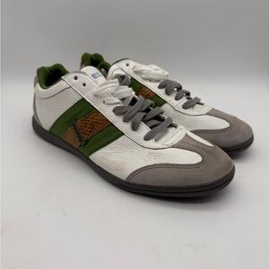 BRAND NEW Vintage Diesel Men's Lounge Sneakers Green White Size 9.5